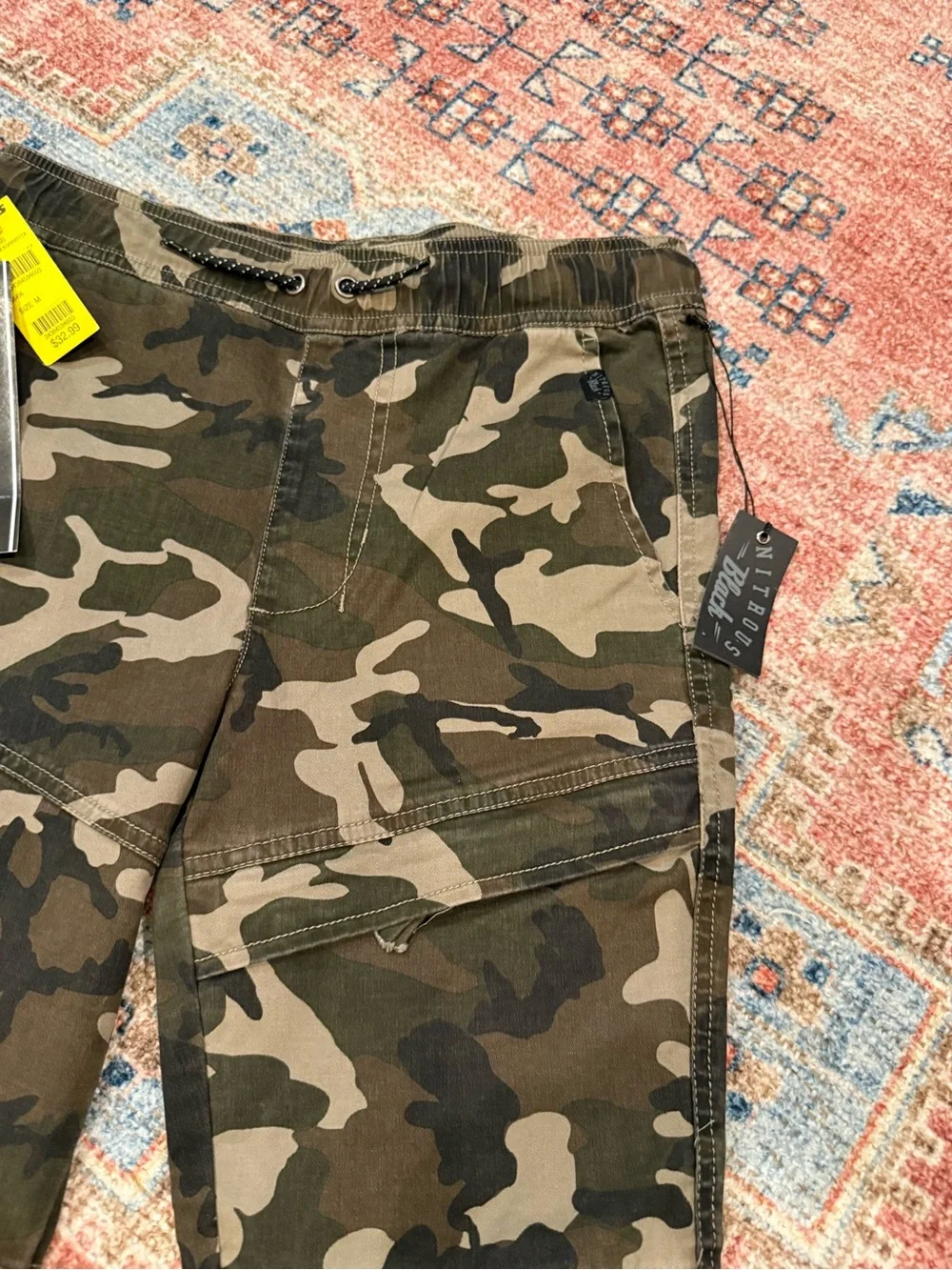 Tilly's Boys Camo Cargo Joggers - Green, Brown, Black